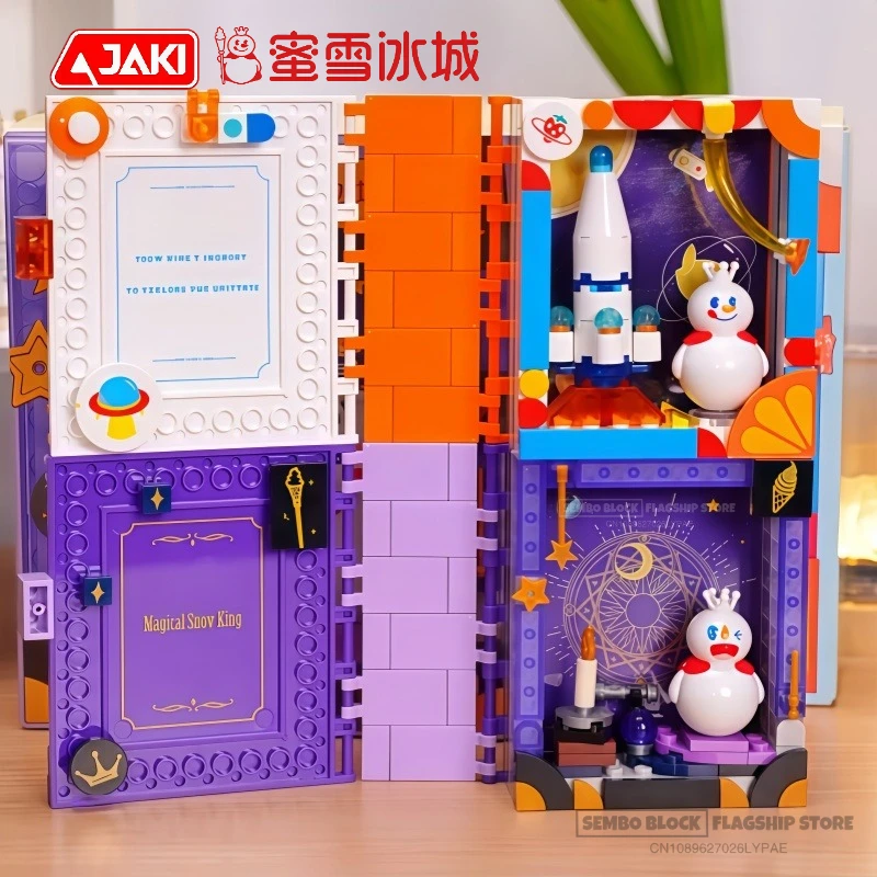 

Конструктор «Сказочная книга»: Мороженое и чай в стиле аниме, настольные украшения, подарки для детей на праздники