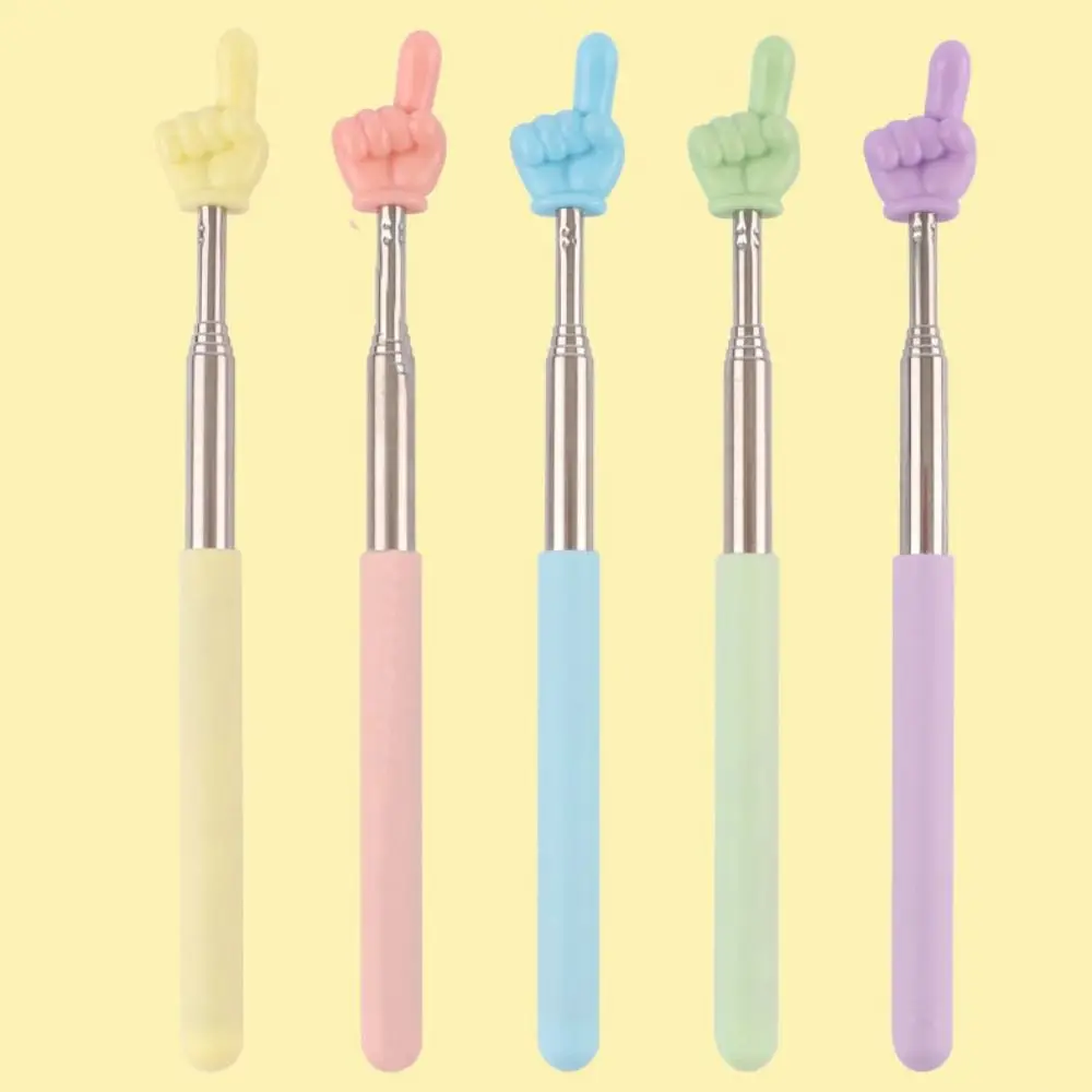 Telescopic Reading Guide Pointer Finger Shape Retractable Teaching Pointer Stick Mini Multi-functional