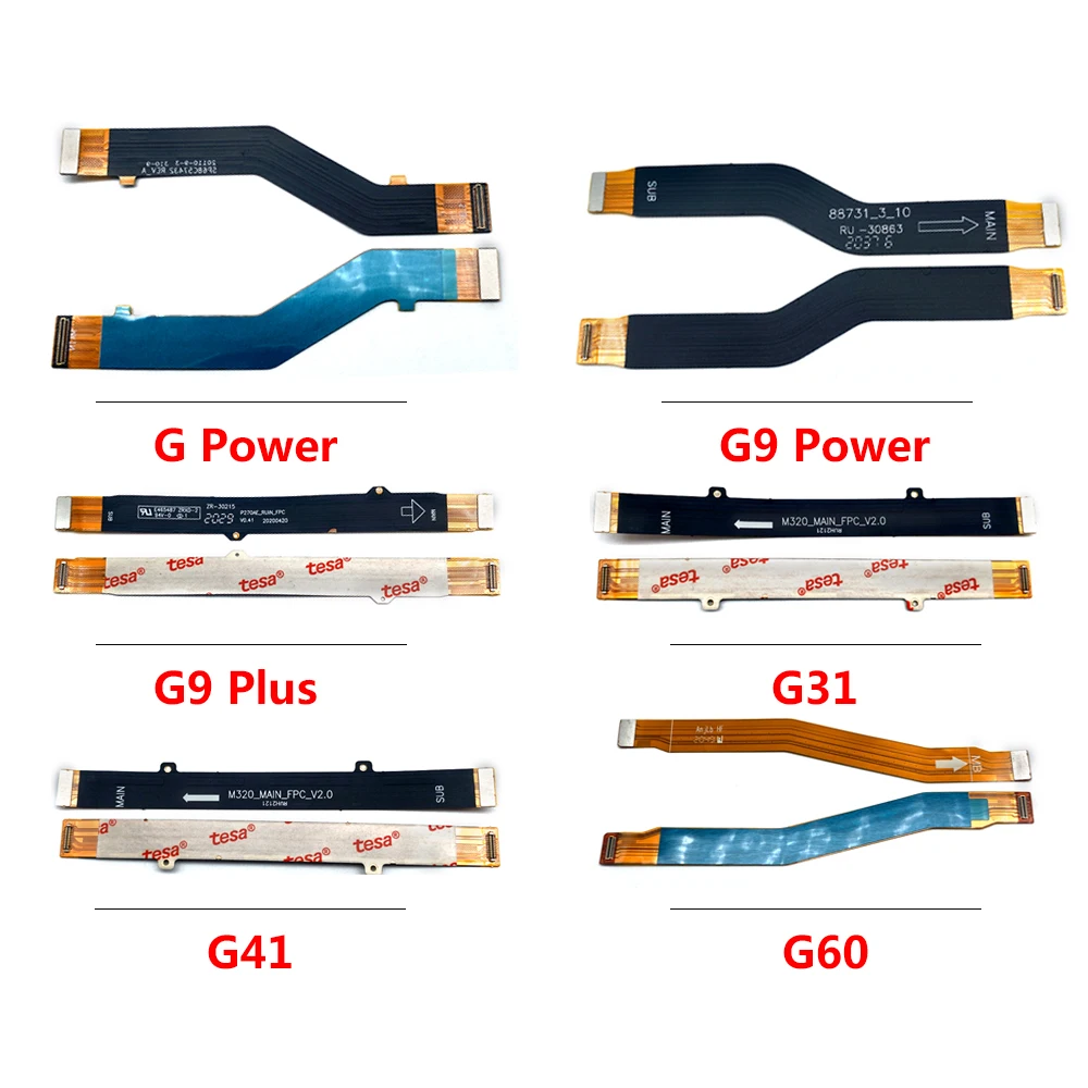 NEW Tested For Moto G100 G71 G50 G31 G41 G9 Power Play Plus G62 G 5G G42 G60S Main FPC Connect Mainboard Flex Cable Part Ribbon