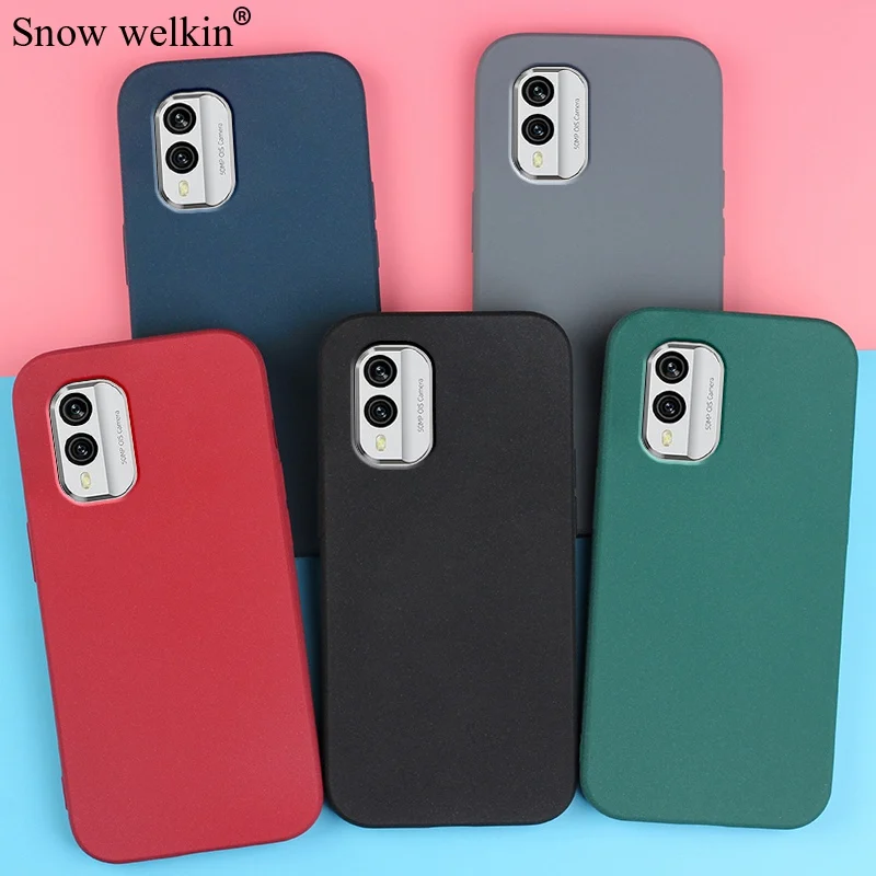 For Nokia X30 Sand Matte Soft Silicon Full Protect Shockproof Anti-Slip Case For Nokia X20 X30 Phone Cases Cover Shell Fundas