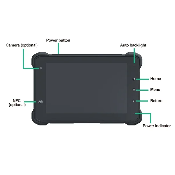 Touch Screen Octa Core Wi-Fi Industrial Panel PC GMS Certified Android 13 CANBus Tablet for Truck Bus Taxi Fleet Management