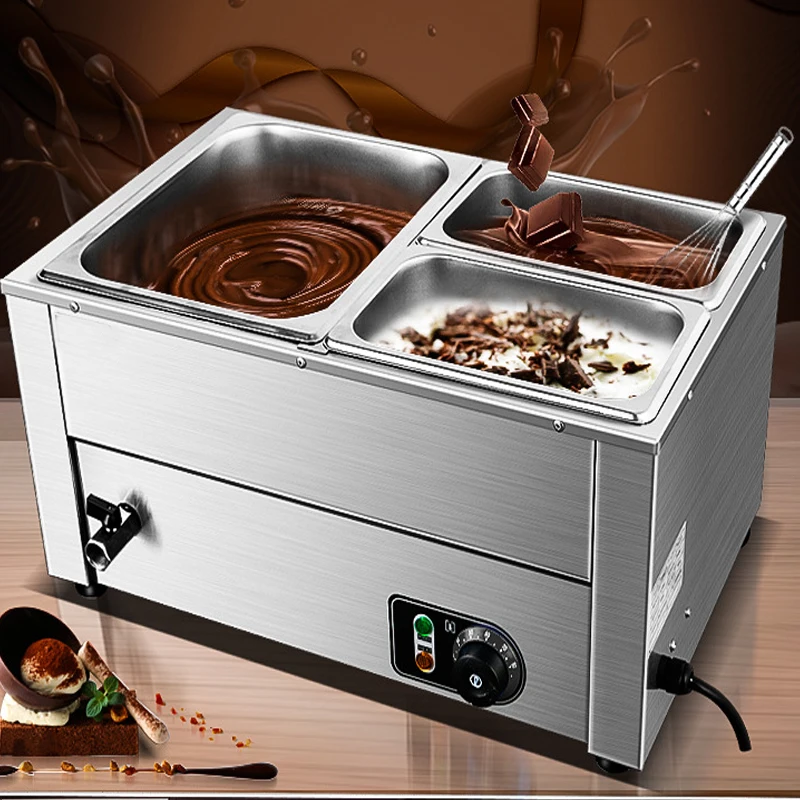 Commercial Chocolate Melting Boiler Waterproof Double-Cylinder Electric Heating Baking Machine Insulation Furnace