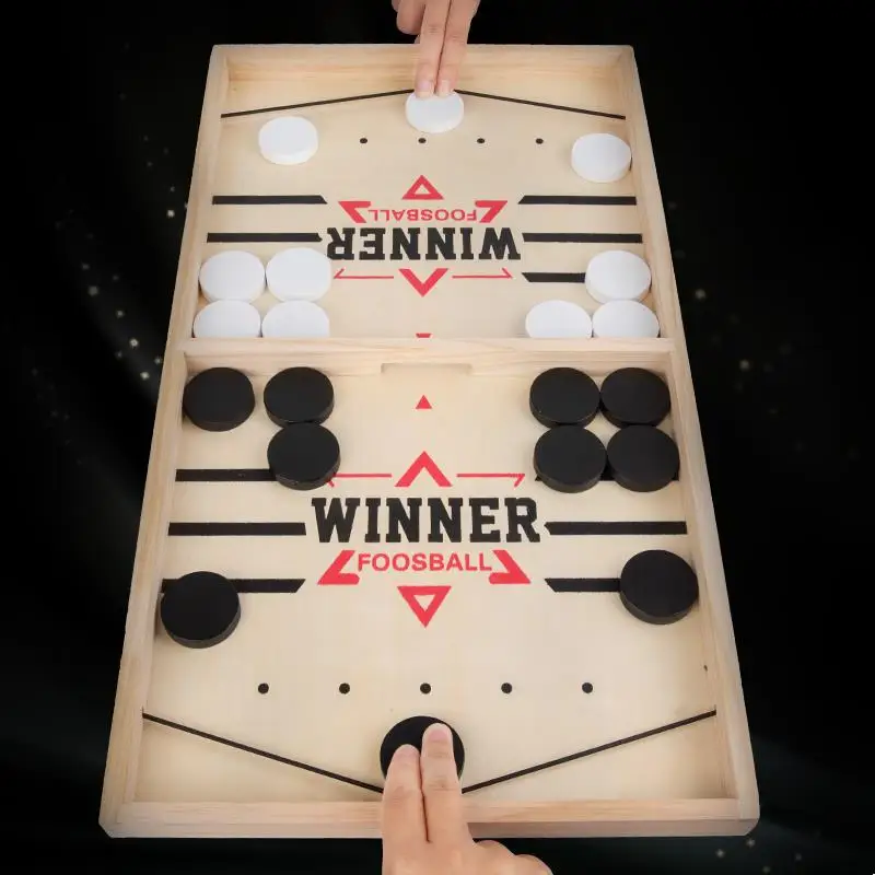 Wooden  Board Game For Adult Children Hand-eye Coordination Training Table Football Battle Games