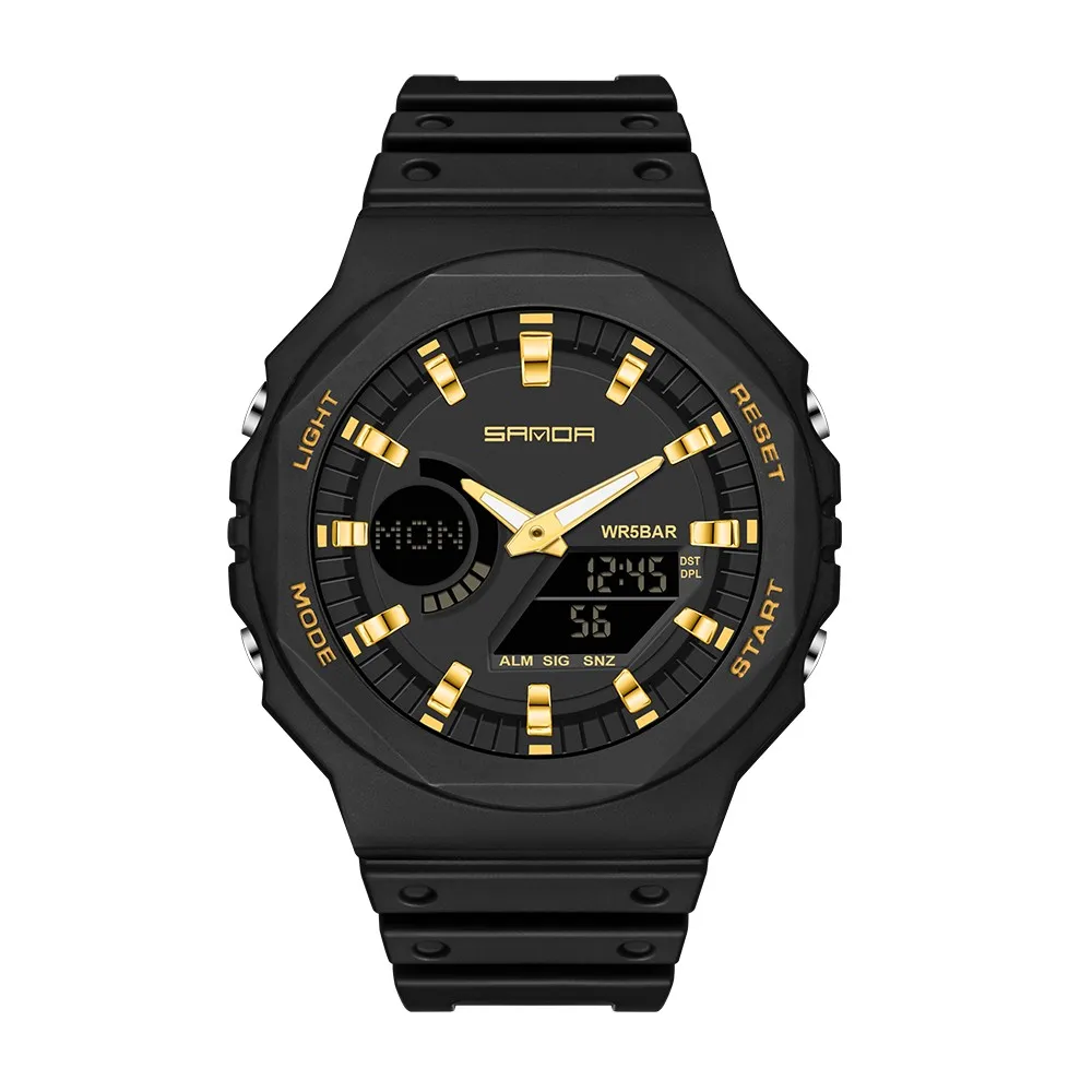 Sanda Top Brand Casual Men's Watches 50m Waterproof Sport Quartz Watch Male Wristwatch Digital G Style Shock Relogio Masculino