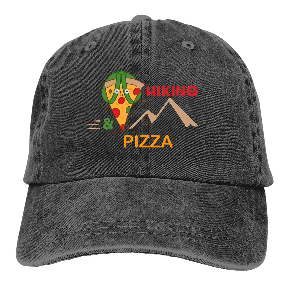 Hiking And Pizza Baseball Cap Men Hats Women Visor Protection Snapback Hiking Caps