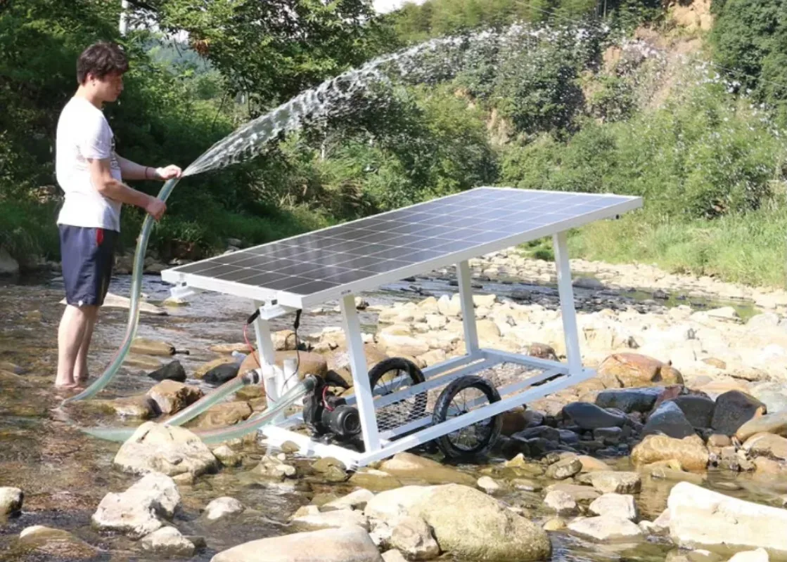 مجموعة مضخات المياه بالطاقة الشمسية Mini DC صديقة للبيئة وسهلة الاستخدام عند الضغط العالي #6