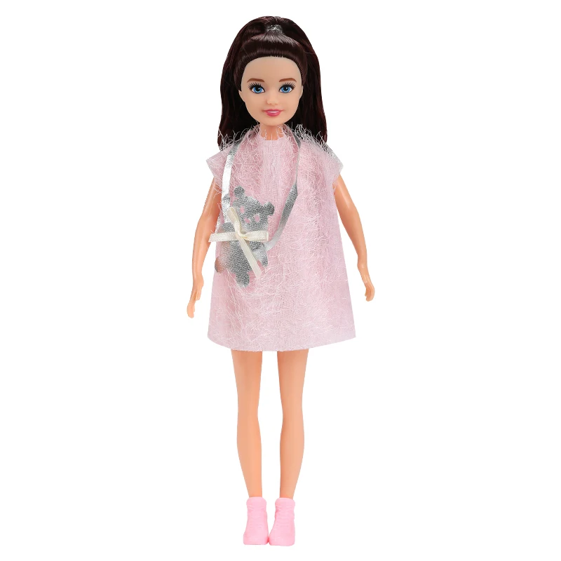 Little Girls Kawaii Kids Toys Older Sister Fashion Figures 7 Inch 23 CM Female Dolls For DIY Playing House Game Baby Gift