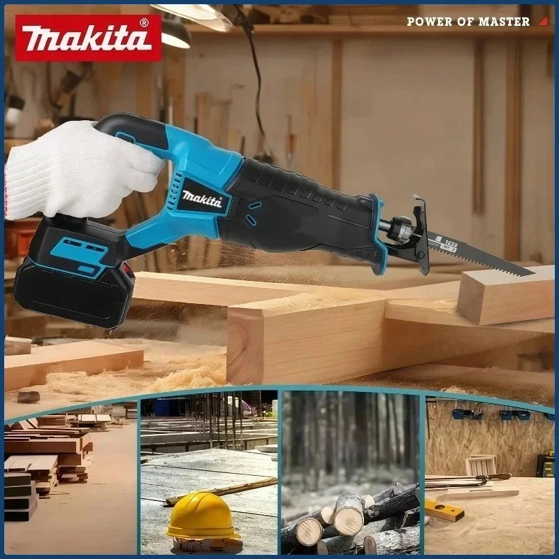 

Бесщеточная портативная сабельная пила Makita 18В с набором из 4 лезвий для строительных работ и DIY, для инструмента с питанием от аккумулятора Makita (XRJ04Z)