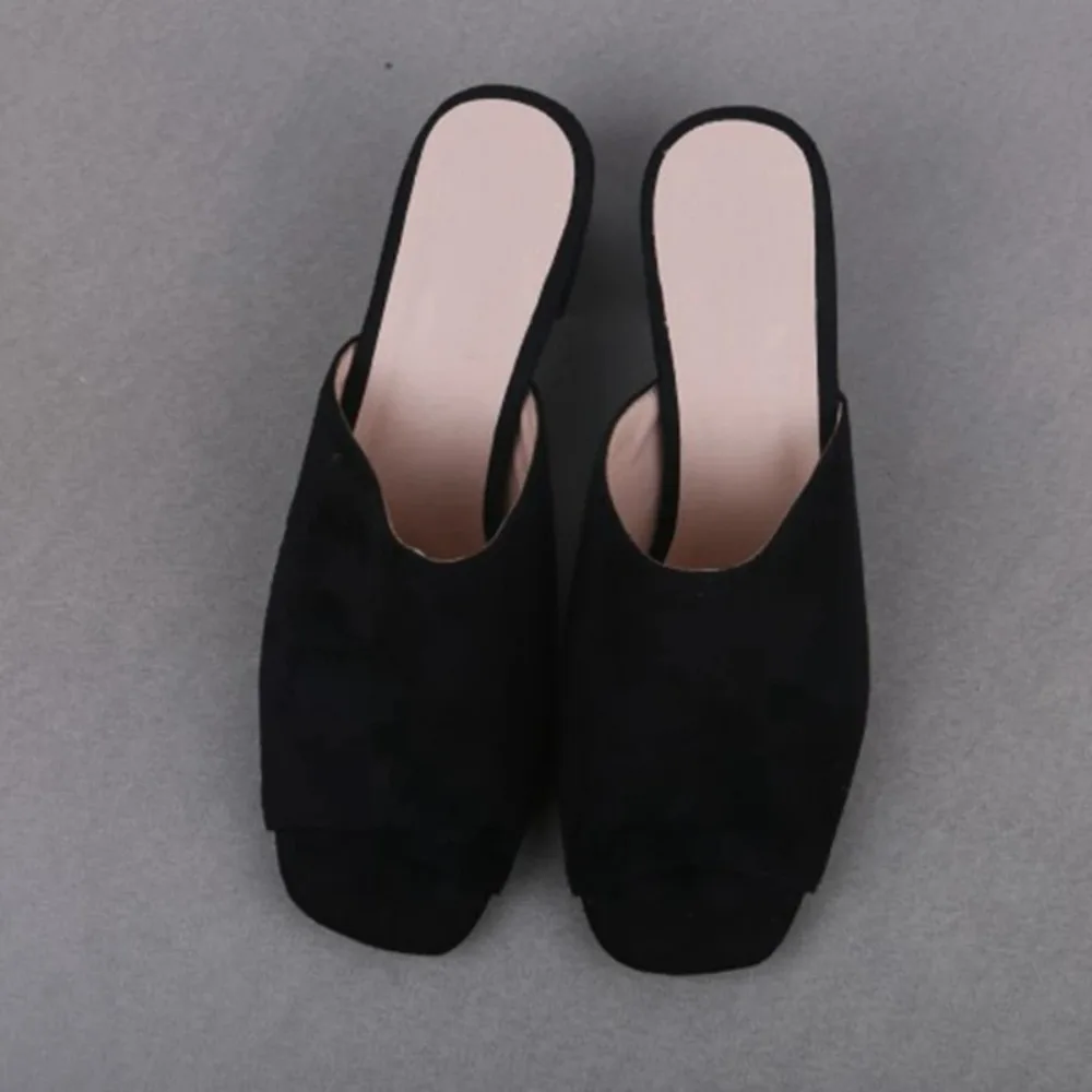 QPLYXCO New fashion Big Size 31-44 women Sandals 2019 high heels Slipper shoes woman Summer Beach Vacation zapatos mujer H-13