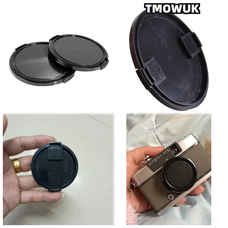 

For FUJIFILM X-M5 X-T3 X-Pro4 X-A5 X-H1 X-E5 X-T70 X-T4 X-T100 X-T30 Mark II Camera Lens Cap Protective Cover Center Pinch Snap-
