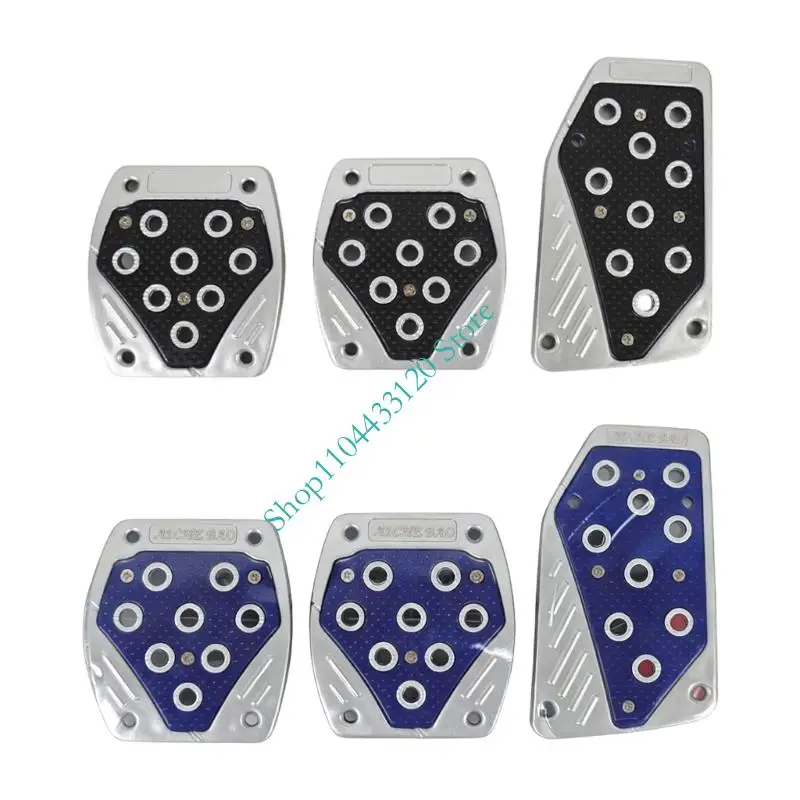 

3pcs Manual Transmission Replacement Throttle Clutch Pedal for Most Car SUVs Automotive Brake Clutch Accelerator Pedal