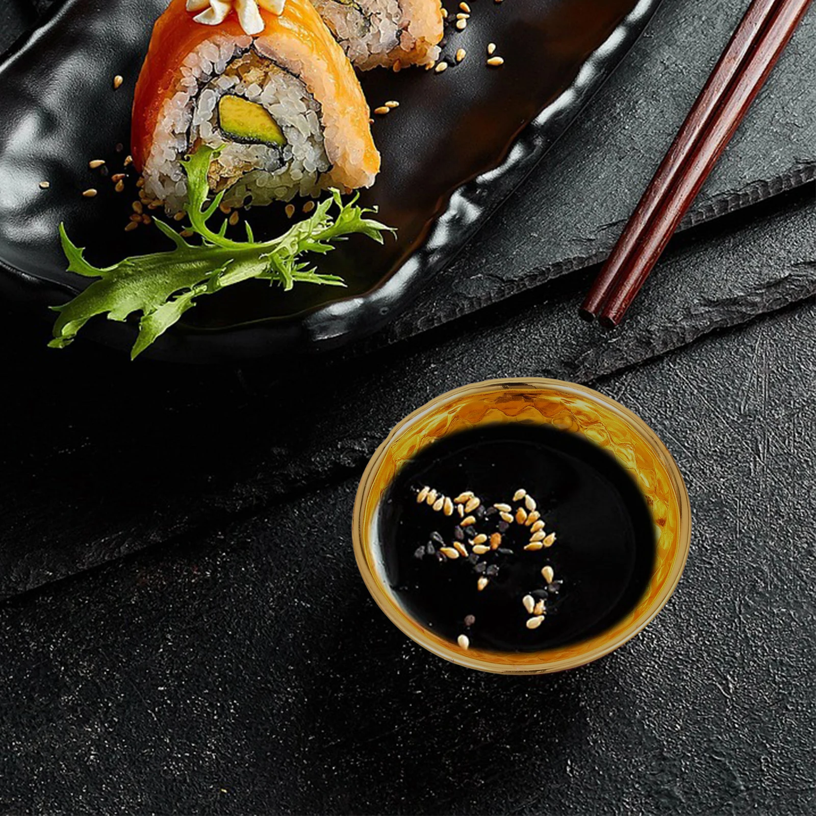 

Small Dipping Bowls Elegant Design Soy Sauce Dishes and Portable for Home Kitchen Soy Sauce Dipping Bowls