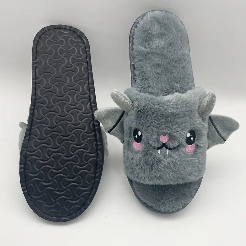 TreasuringU Halloween Kawaii Bat Plush Toys with Slippers Cute Plushie Dolls Cartoon Funny Ghost Toys Kids Birthday Gift - Image 5