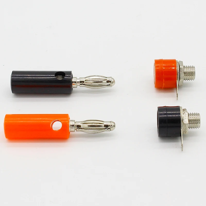 1male and Female J072 4mm Banana Plug Male and Female to Insert Connector Banana Pin DIY Model Parts