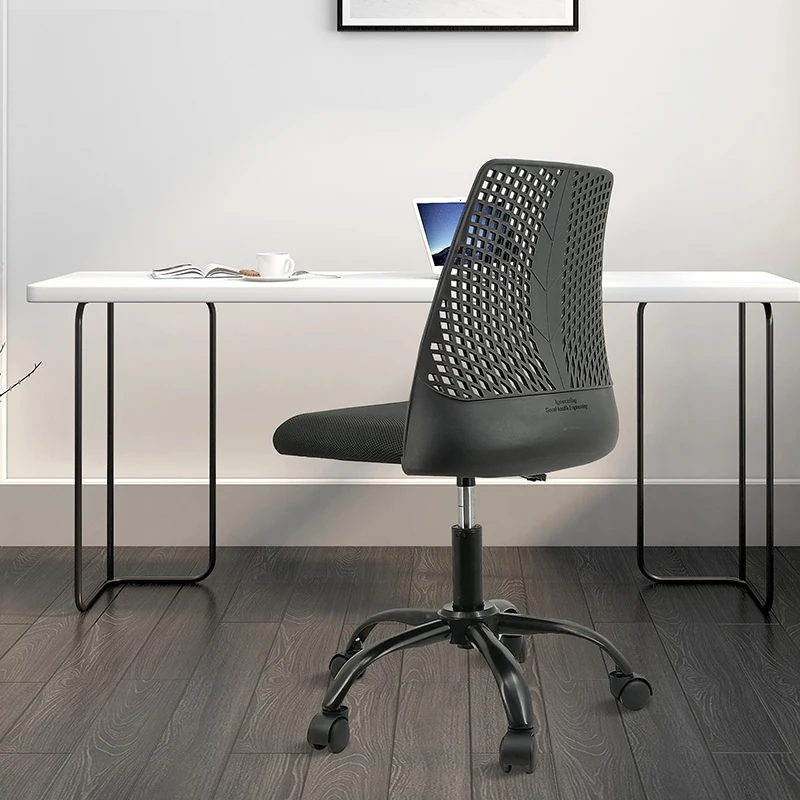 Ergonomic Office and Home Chair with Supportive Cushioning, Black 