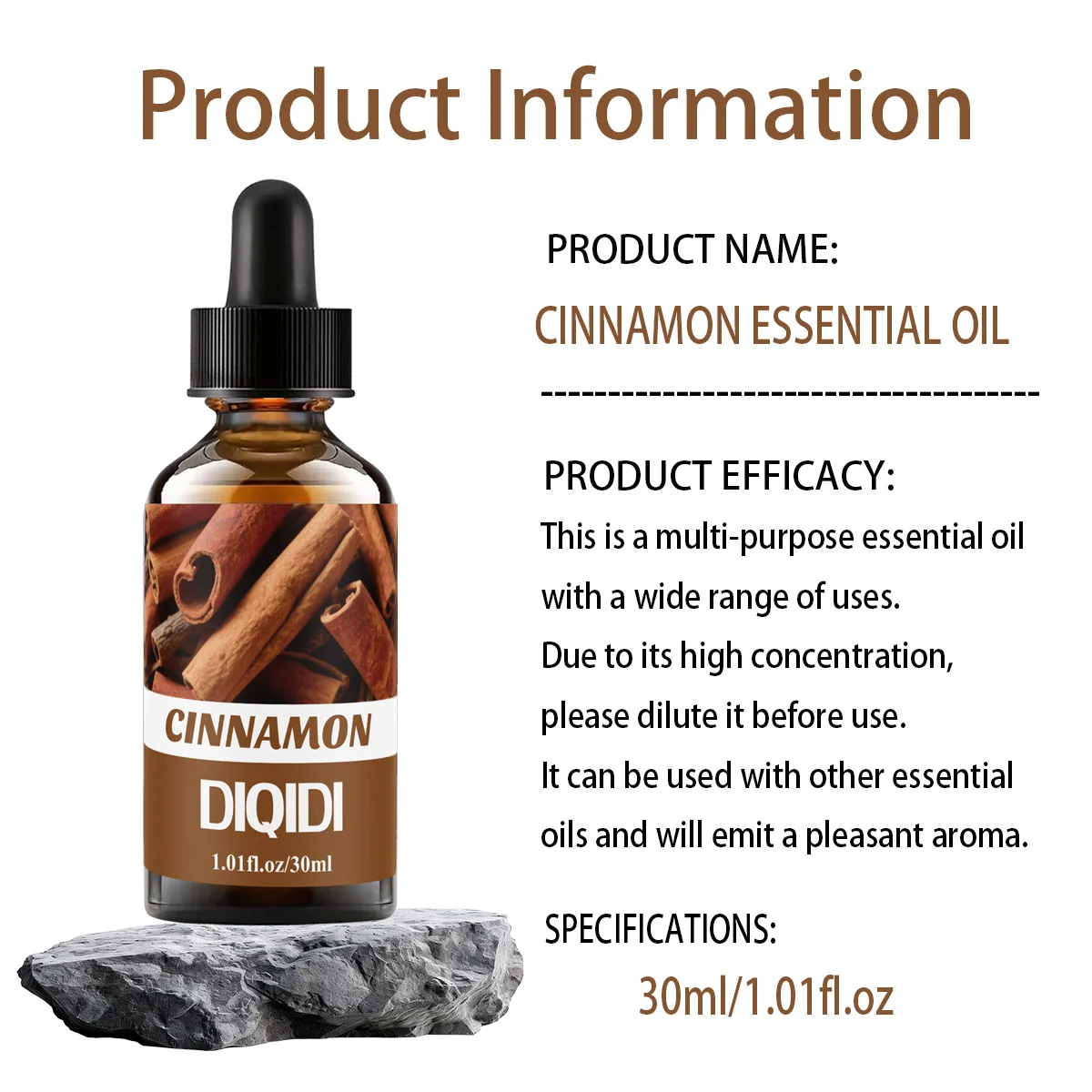 Ätherisches Zimtöl, ätherisches Öl für Hausduft, klare Luft, Duftkerze, ätherisches DIYöl, Hotel, Bürogebrauch