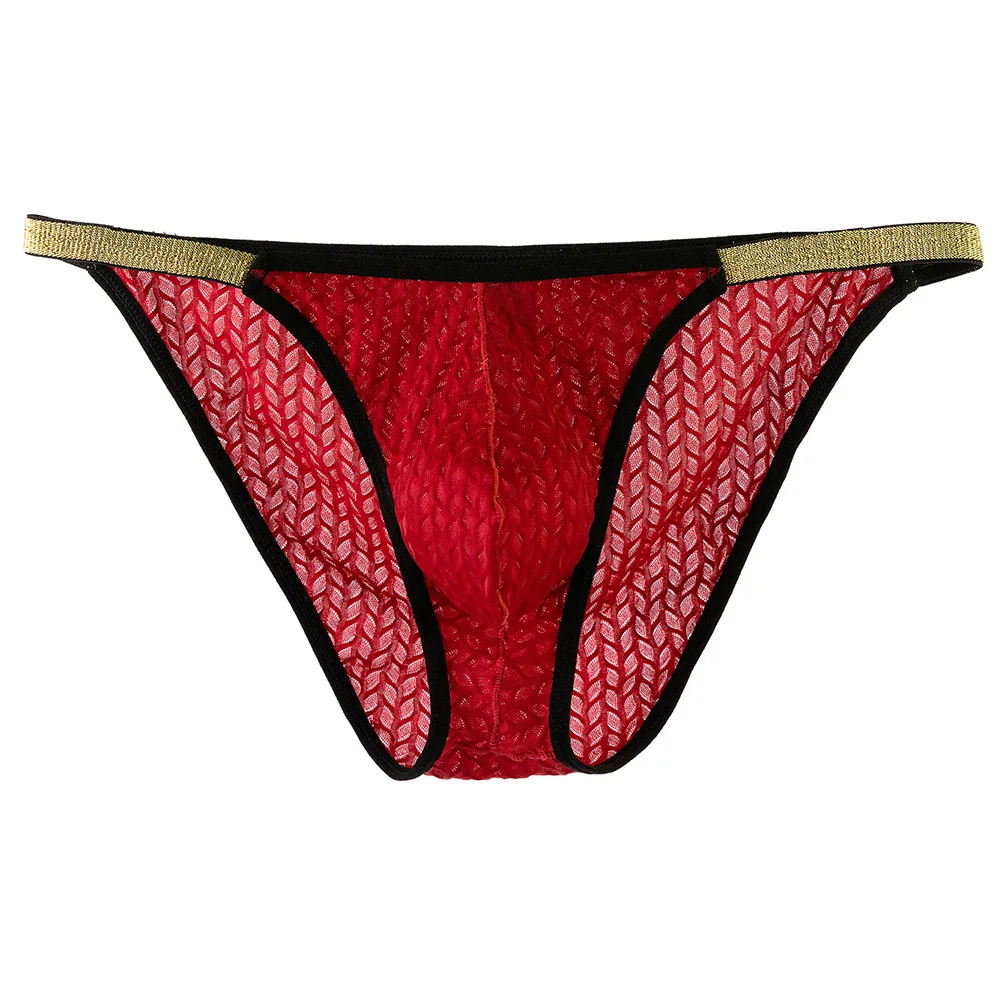 Cuecas masculinas de nylon de cintura baixa, lingerie diária, cuecas sexy, cuecas regulares, cuecas monocromáticas, todas as estações