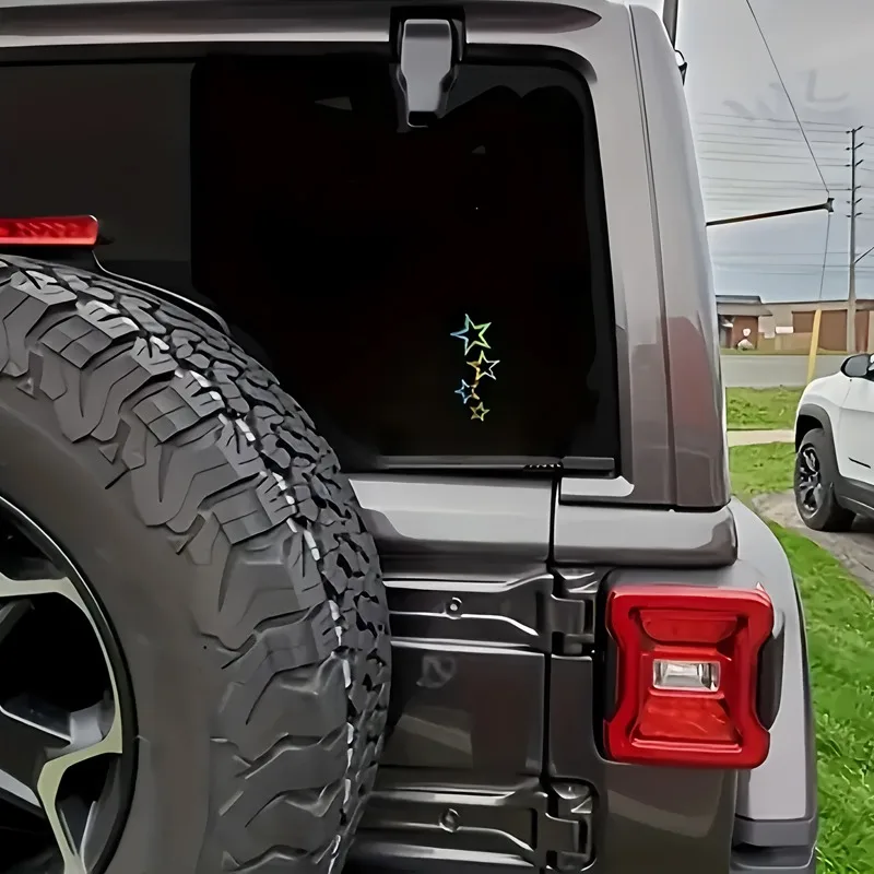 شارات رذاذ الذيل بأربع نجوم وملصقات إبداعية ومضحكة لمحبي الرسوم المتحركة وعشاقها، جودة عالية للدراجات النارية والشاحنات والسيارات