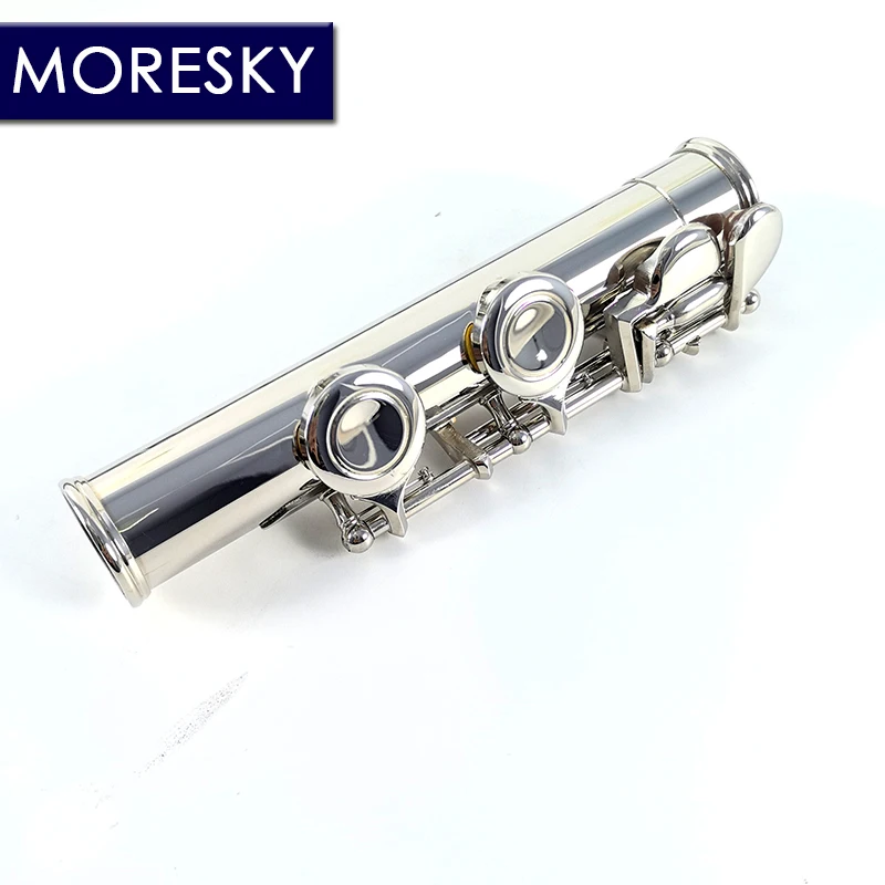 MORESKY Flute16 Close Holes C Key Nickel Plated Concert with E key