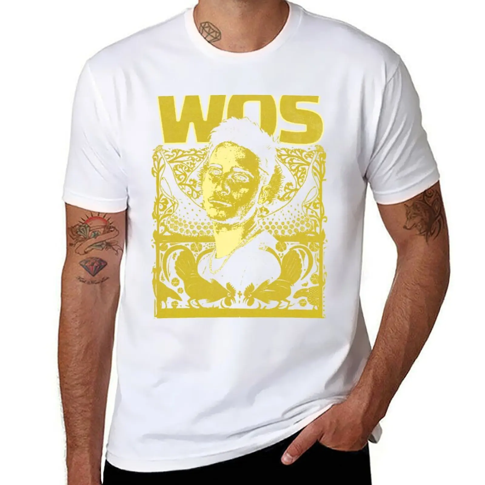 

WOS T-Shirt t shirts cotton 100% man t shirt heavy cotton T-Shirt