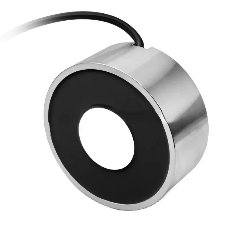Small round solenoid electromagnet electric holding magnet DC 12V/24V 0.2kg-240kg CE certification