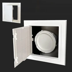 Bathroom PVC Pipe Access Cover Panel - Decorative Inspection Cover for Drain Pipes ,Waterproof Maintenance Cover for Wall