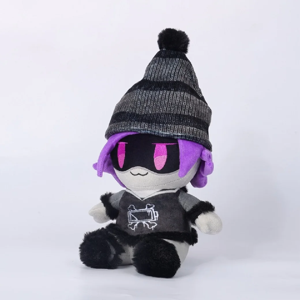 โดรนฆาตกรรมเด็กผู้หญิงของเล่นตุ๊กตาการ์ตูนอนิเมะ N สุนัข Uzi plushie ตุ๊กตาฆาตกรนุ่มนิ่มหุ่นยนต์น้อยของเล่นสำหรับเด็ก christma 25ซม.