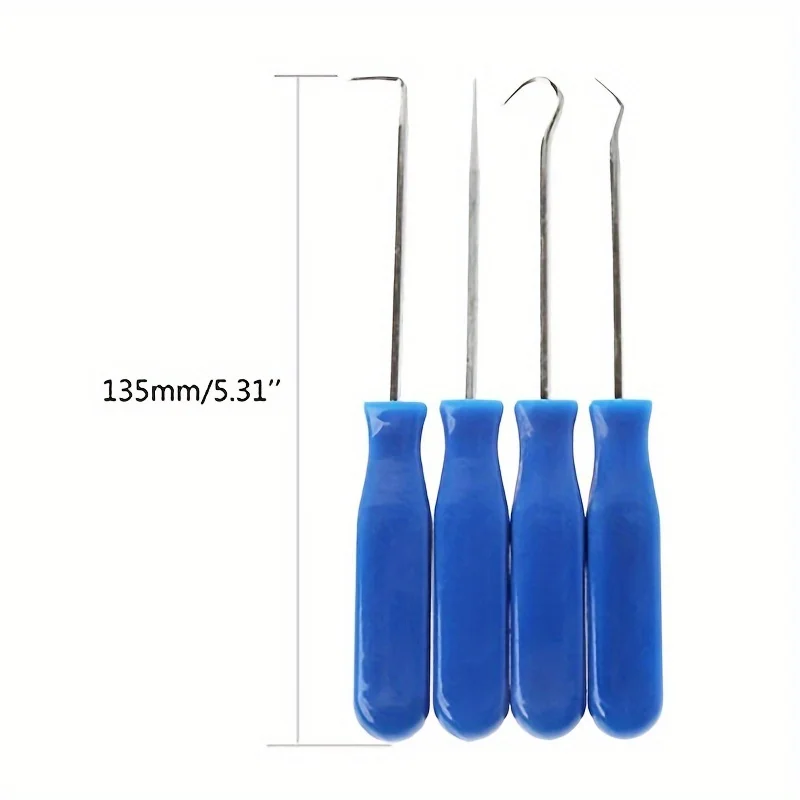 4pcs Oil Seal Driver, Pull Hook, Pick Tyre, Stone, Clean Toner Cartridge, Powder Adding Tool, Car Maintenance