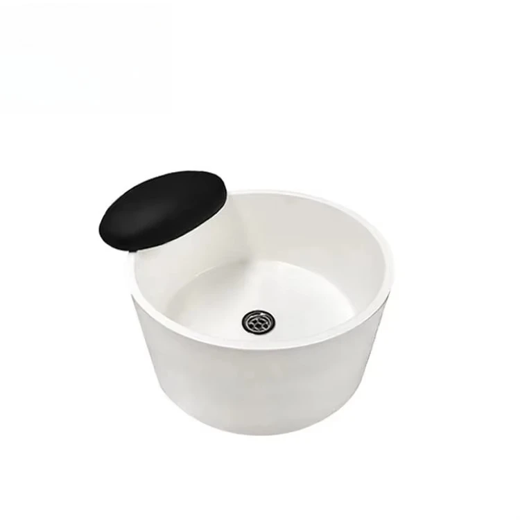 

【Best-selling】Speway Hot Sale White Foot Spa Ceramic Bowl China Manufacture Nail Salon Hand Wash Pedicure Ceramic Sink Basin
