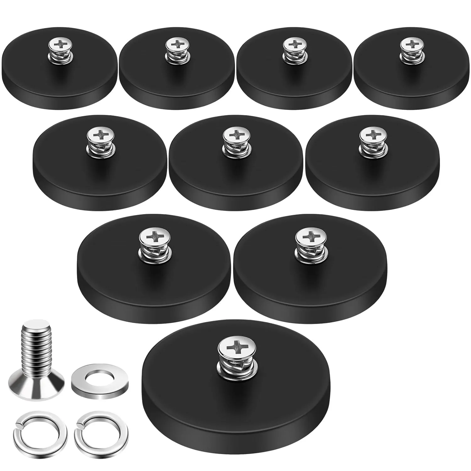 Powerful Rubber Magnets, Suitable for Work Lights, Antennas, Camera Accessories, Outdoor Rescue Tractor Rearview Mirrors