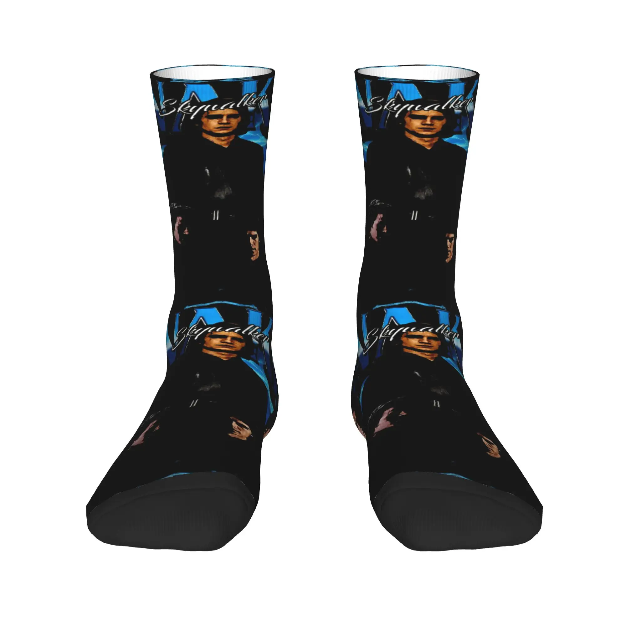خمر الرجعية 90s الجرافيك نمط Anakin سكاي ووكر جوارب مطبوعة الجوارب العصرية الخريف المضادة للانزلاق الجوارب الرجال الرياضة جودة الجوارب #2