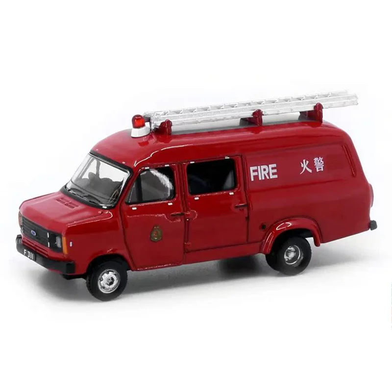 

1:76 Scale Alloy Ford Mk2 1980's Light Fire Rescue Unit Diecast Miniature Toy Car Simulation Classic Model Collectibles Souvenir
