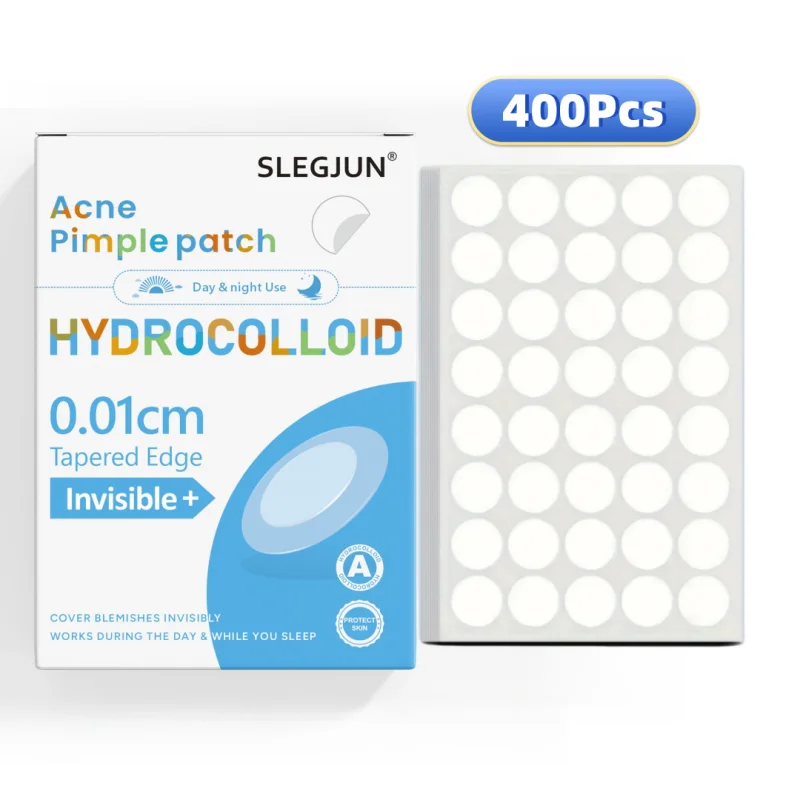 400 قطعة من رقع حب الشباب للوجه، رقع كونسيلر، رقع البثور، هيدروجيل رفيع للغاية وغير مرئي وجيد التهوية #3