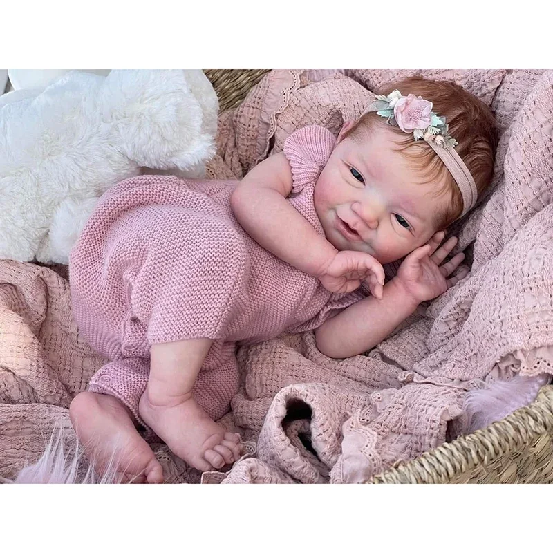 

18-дюймовая кукла реборн Чарли Lovely Awake Baby, ручная роспись кожи с видимыми венами, такие же, как фотографии Bonecas Bebe Reborn