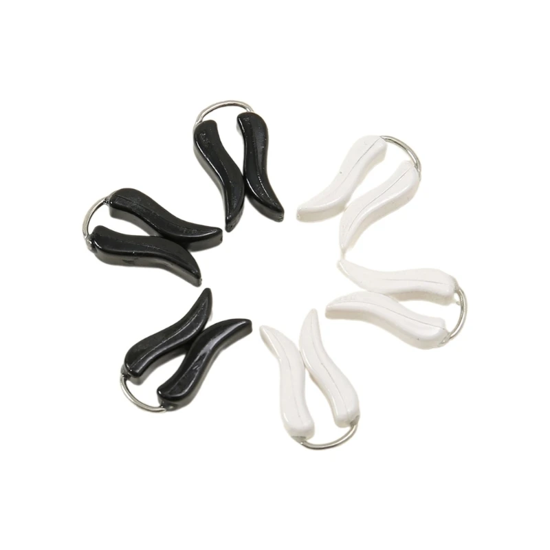 New Set of 6 Convenient Scarves Fixing Clasp Plastic Scarf Clip Ornament for Women