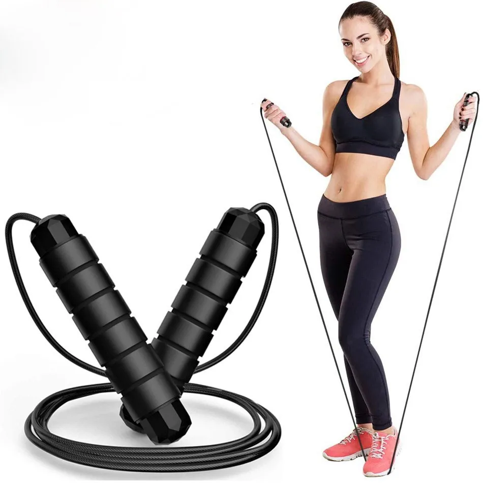 WorthWhile Professional Jump Ropes Speed Crossfit Workout Training MMA Boxing Home Gym Fitness Equipment for Men Women Kids