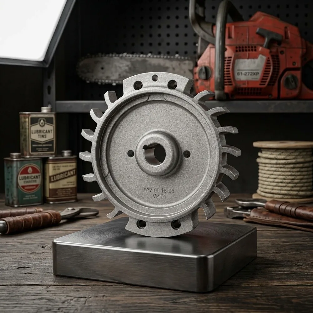 Balanced Magnetic Flywheel for 61 268 266 272XP Chainsaws Enhancing Combustion Efficiency and Reducing Idle Instability