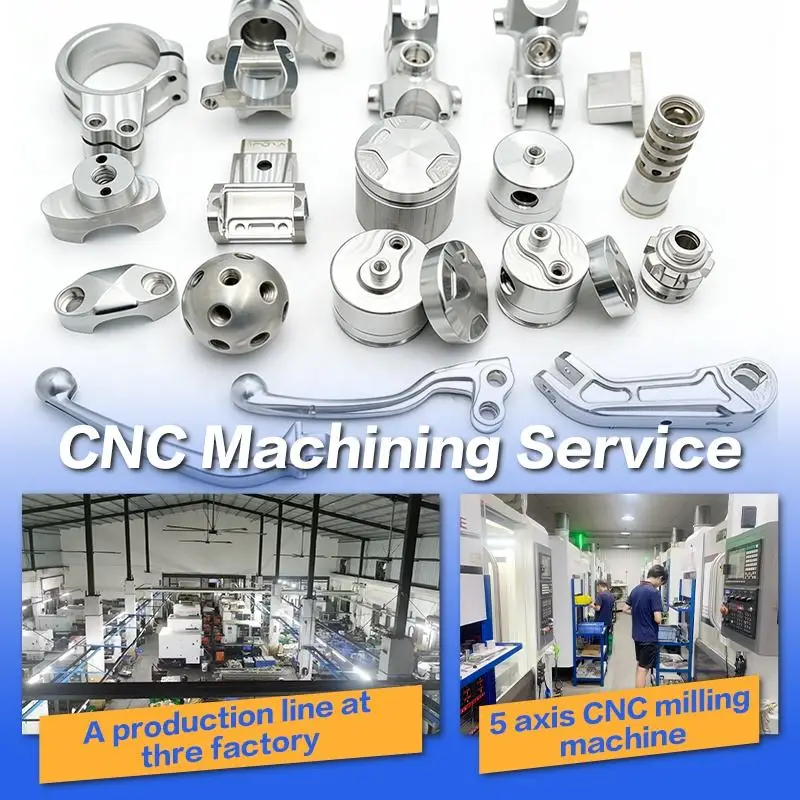 OEM Custom CNC Machining Services | Precision 5-Axis Turning & Milling Metal Parts | Anodized Aluminum ±0.005mm Tolerance MOQ 1