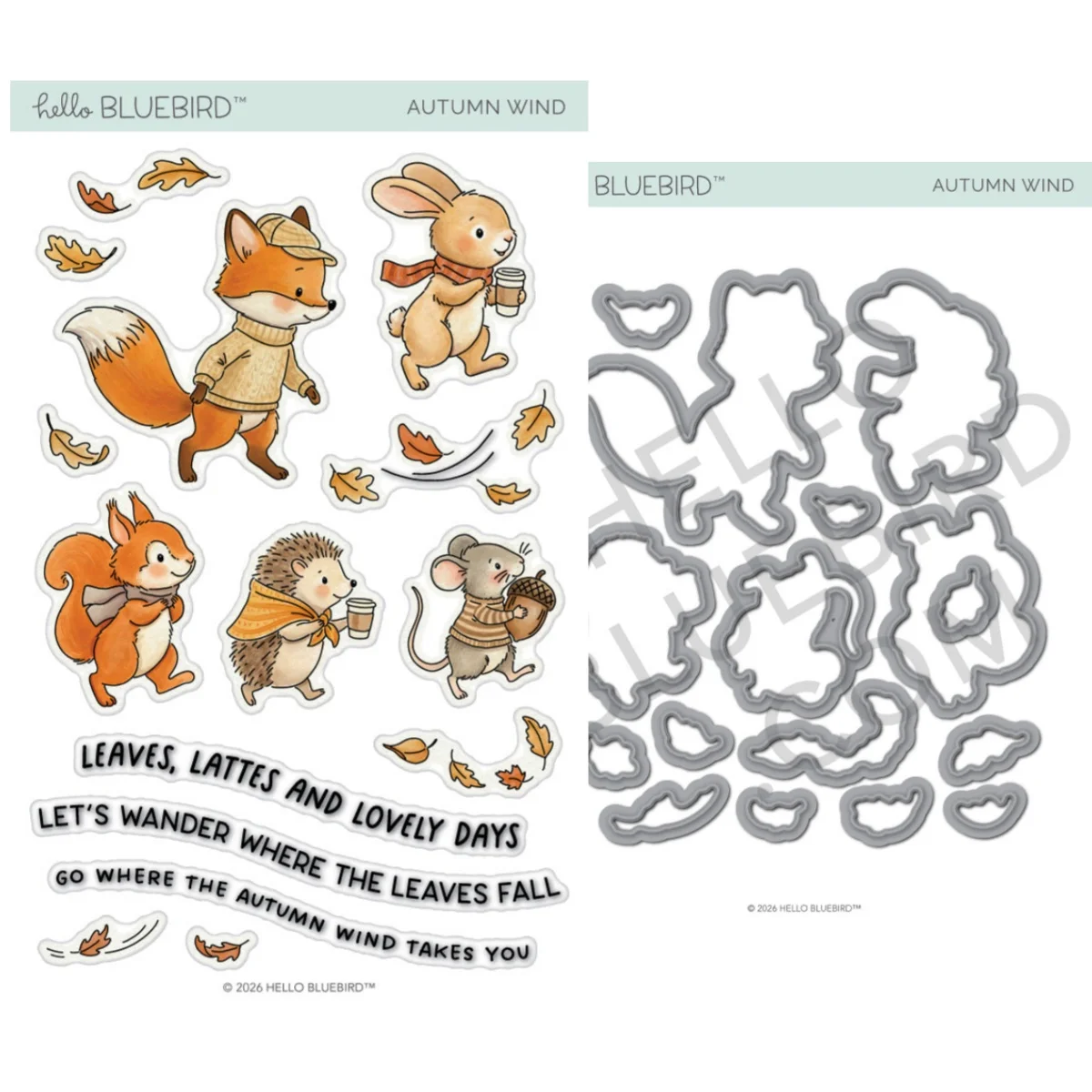 Autumn 2026 Pumpkin Apple Orchard Leaves Metal Cutting Dies Clear Stamps For DIY Decorating Scrapbook Paper Halloween Newest