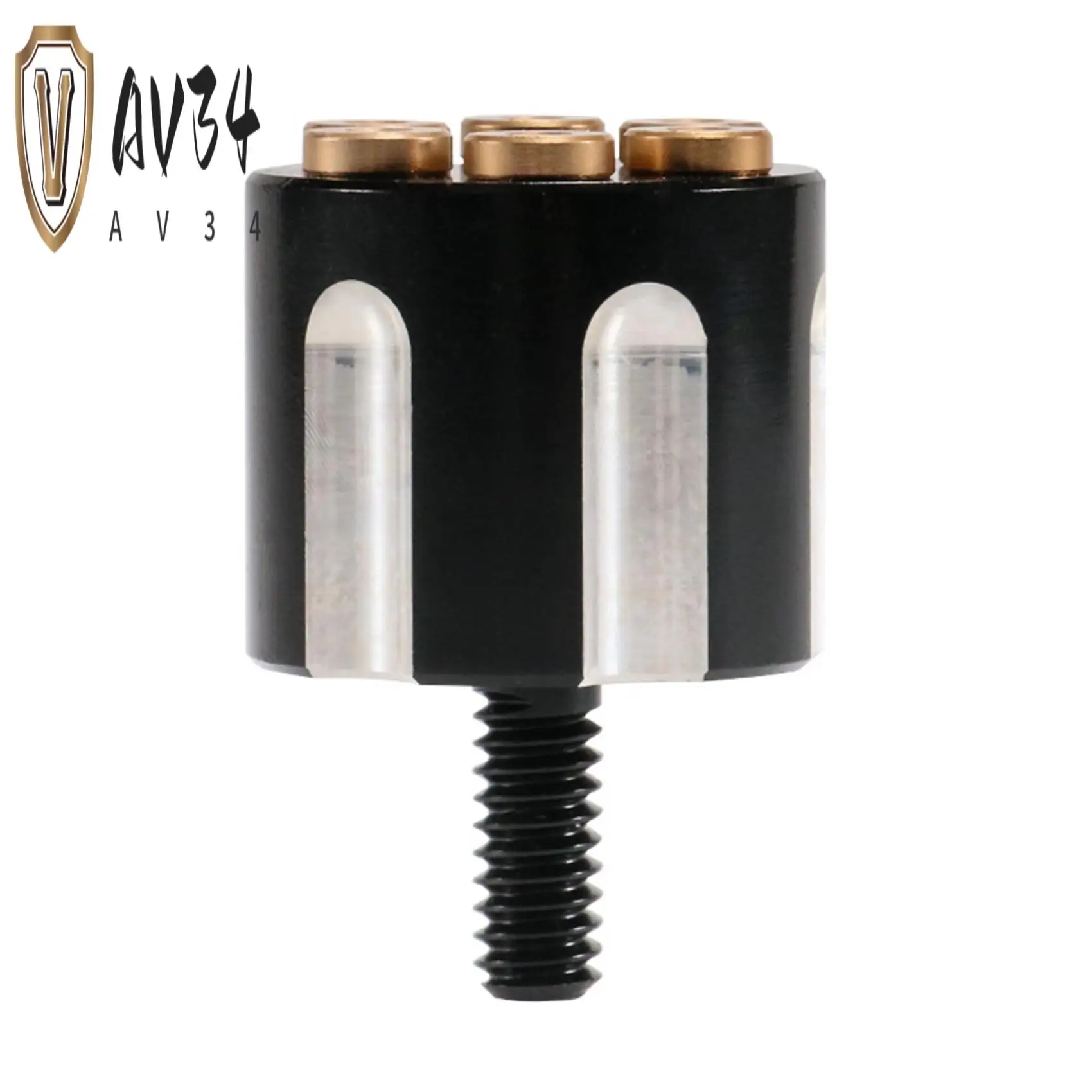 

AV34-Motorcycle 1/4-20 Rear Fender Seat Screw Bolt M6 Knob Cover For Sportster Wide Glide Street Bob Fatbob Softail