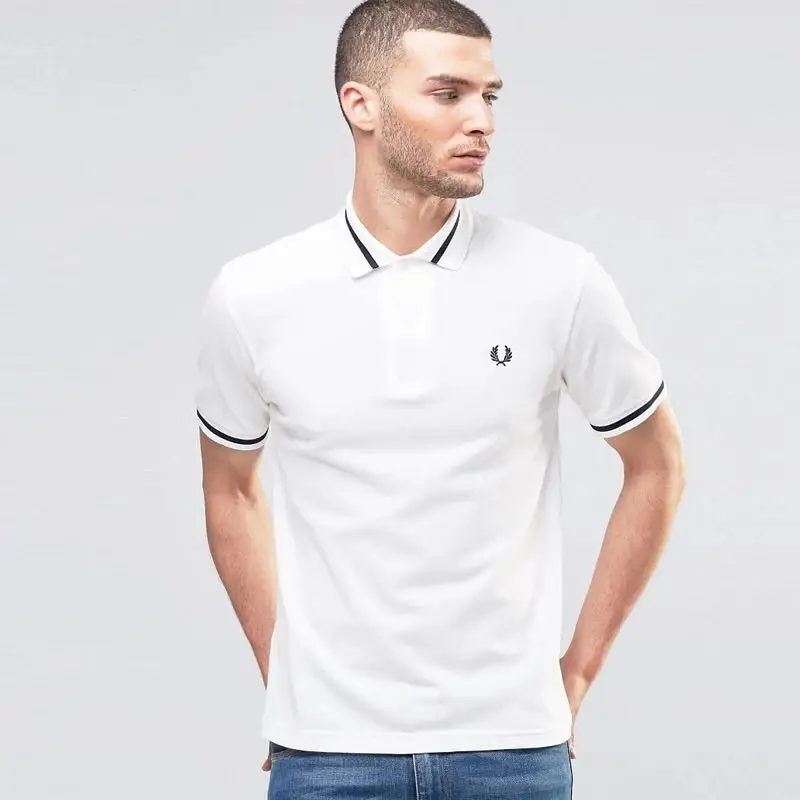 

Мужская приталенная футболка 2024 года, однотонная белая, деловая повседневная, из хлопка и шерсти, для молодежи, весна-лето