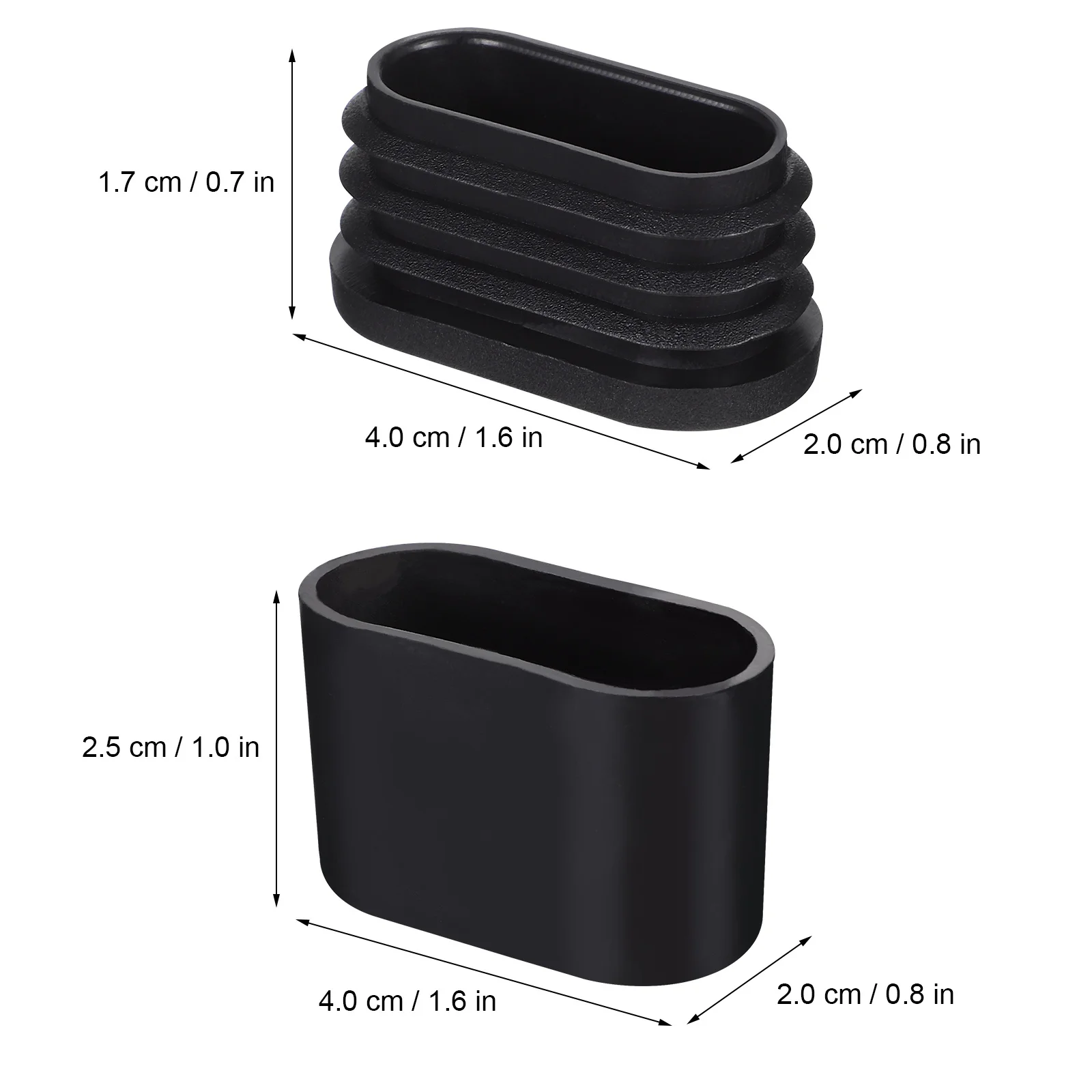 

1Set Chair Leg Protectors Plastic Chair Feet Caps Furniture Floor Pads Noise Reduction for Hardwood Floors Garden Chairs Covers