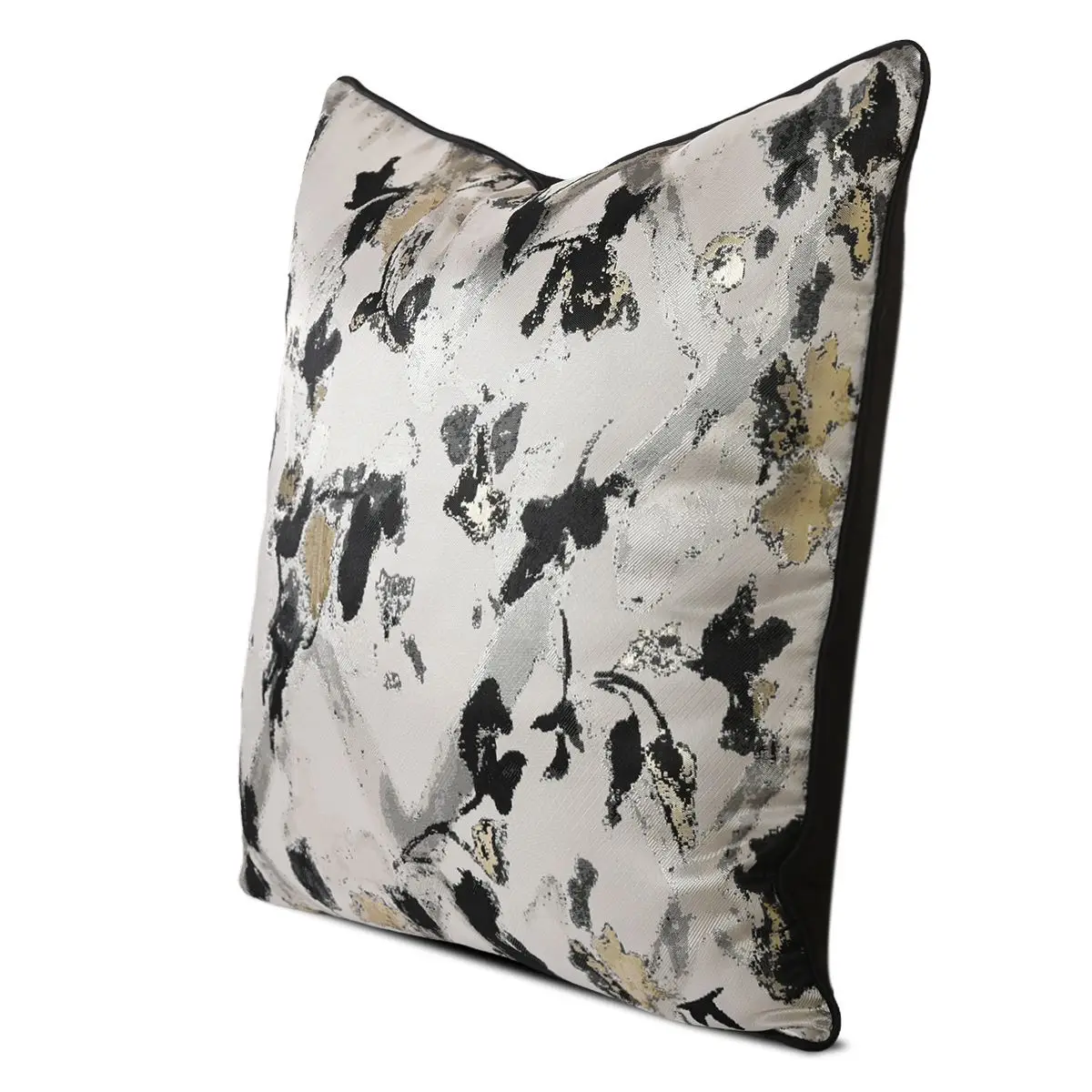 Design Luxury Sofa Cushion Cover Black Abstract Pattern Pillow Cover for Home Hotel Sofa Decoration 30x50 45x45 50x50 60x60cm
