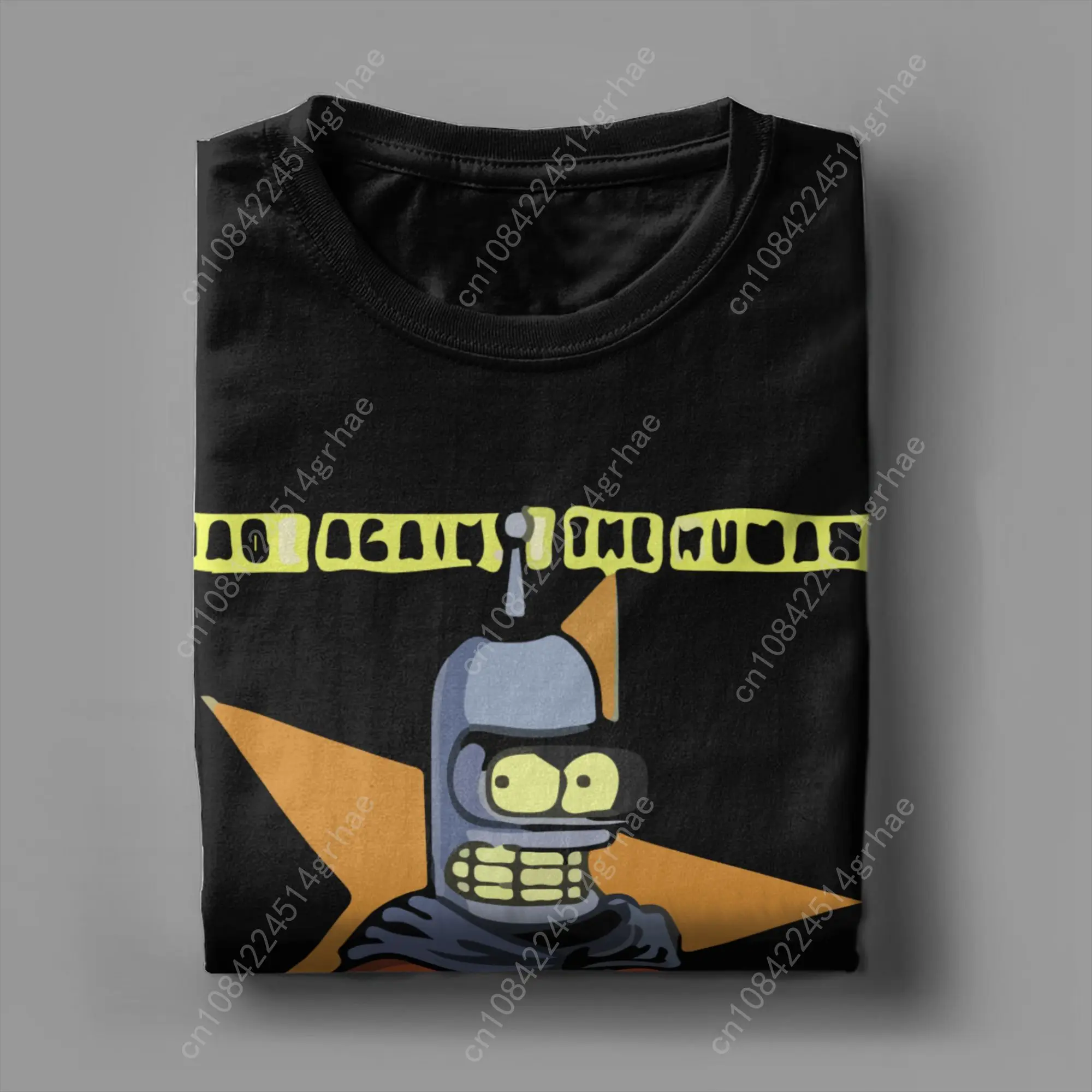 Camiseta vintage verão b-bender f-futamas moda camisetas engraçado puro algodão tshirt para homem design retro manga curta topo t