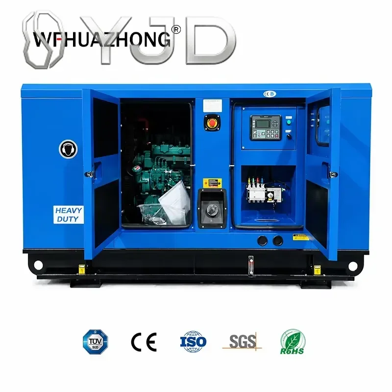 Silent Type Industrial Diesel Generator Set Ricardo Power Low Noise Enclosure Suitable for Farm and Mining Area Emergency