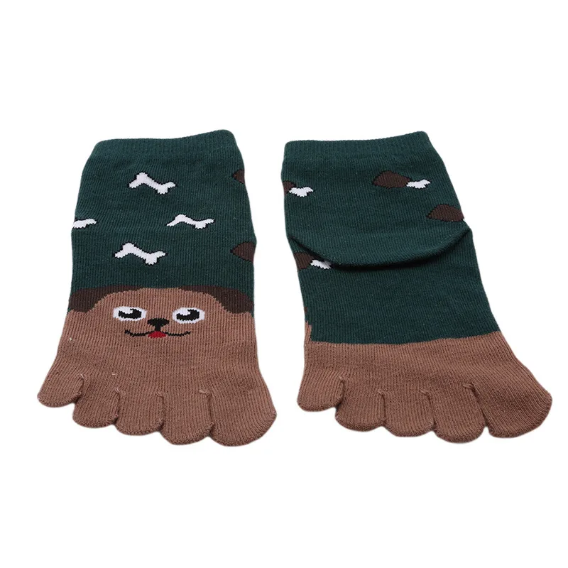 Kawaii Children Socks Cotton Animal Pattern Boys Girls Socks Toe Socks For Kids Five Finger Sock Winter Fall 2023 New