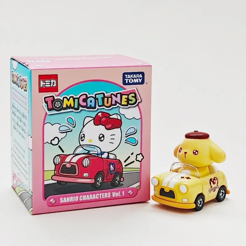 TAKARA TOMY Tomica Sanrio Hello Kitty Kuromi My Melody Alloy Toy Motor Vehicle Diecast Metal Model Gifts