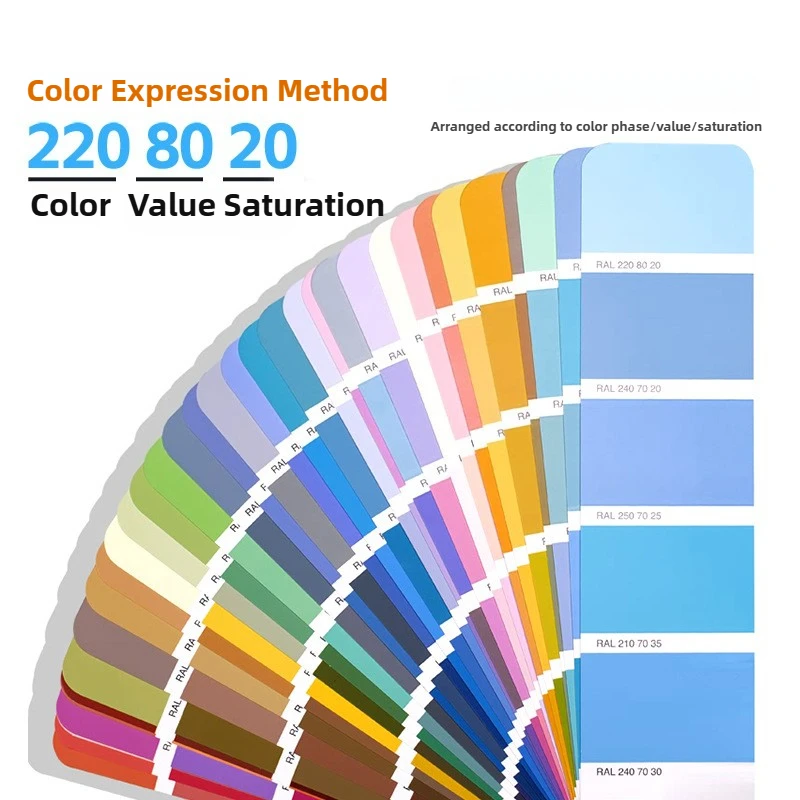 RAL-Farbkarte Raul Standardkarte RAL-D9 Designer Compact Edition RAL-K7 Originalversion Color Symphony Professional Reference