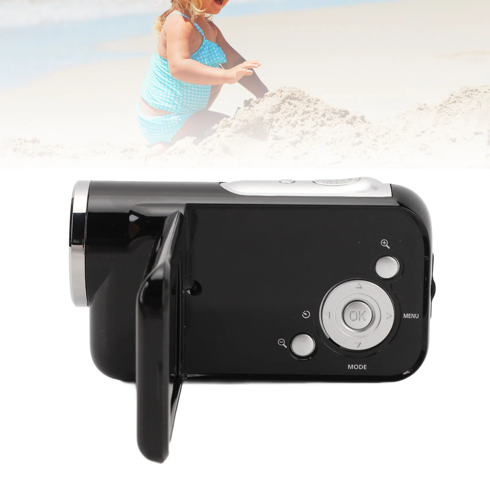 16MP Camcorder 1/4 Inch Threaded Hole 2.0inch Rotatable Screen Video Camera Camcorder 1080P Anti Shake for Life Recording