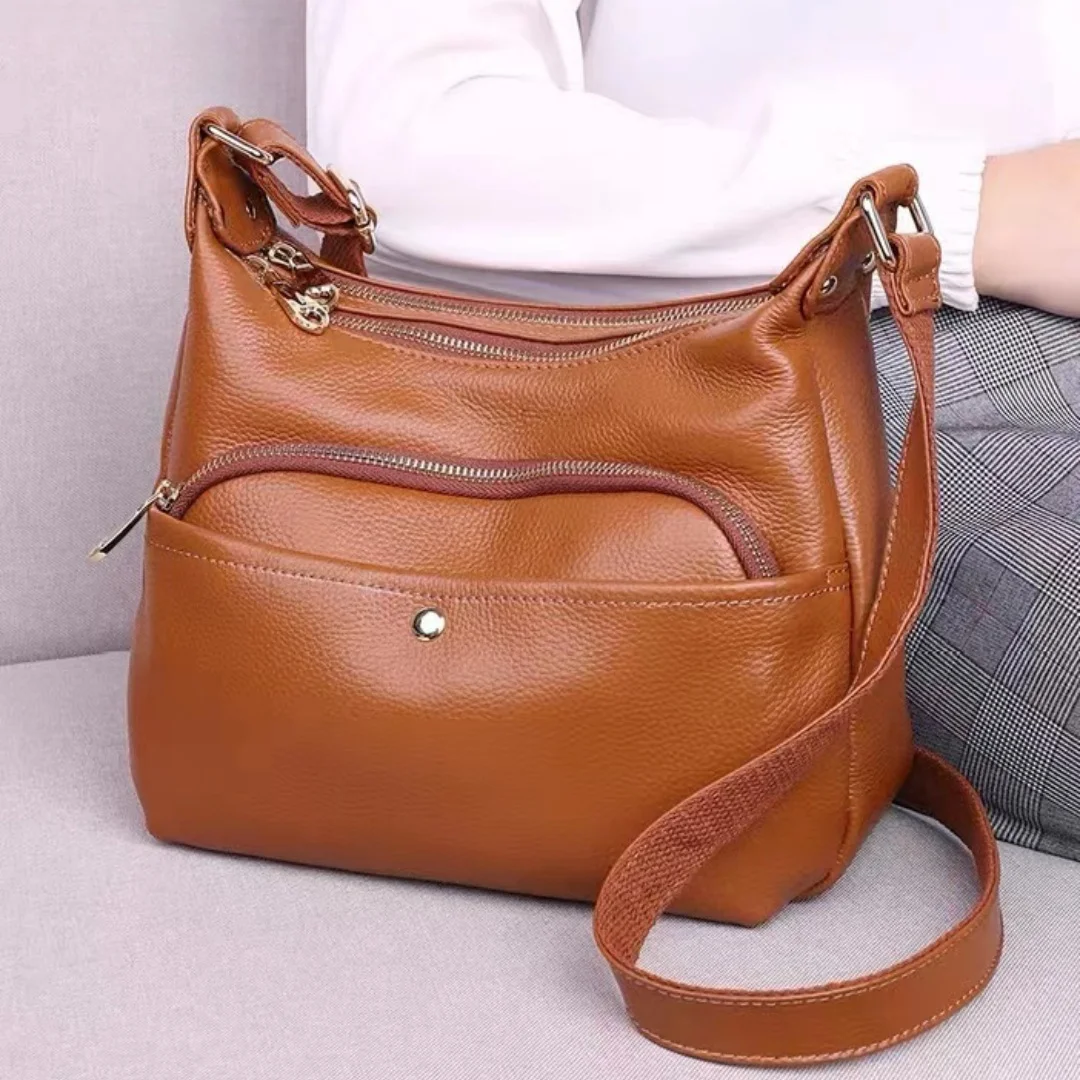 Women Crossbody Bag Genuine Leather Handbags High Quality Cowhide Luxury Designer Shoulder Bags Female Messenger Bag Trend